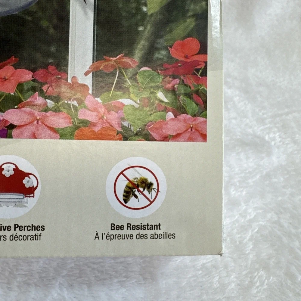 Nature's Way Nectar Series Hummingbird Window Feeder 8oz Red WWTWF1‎